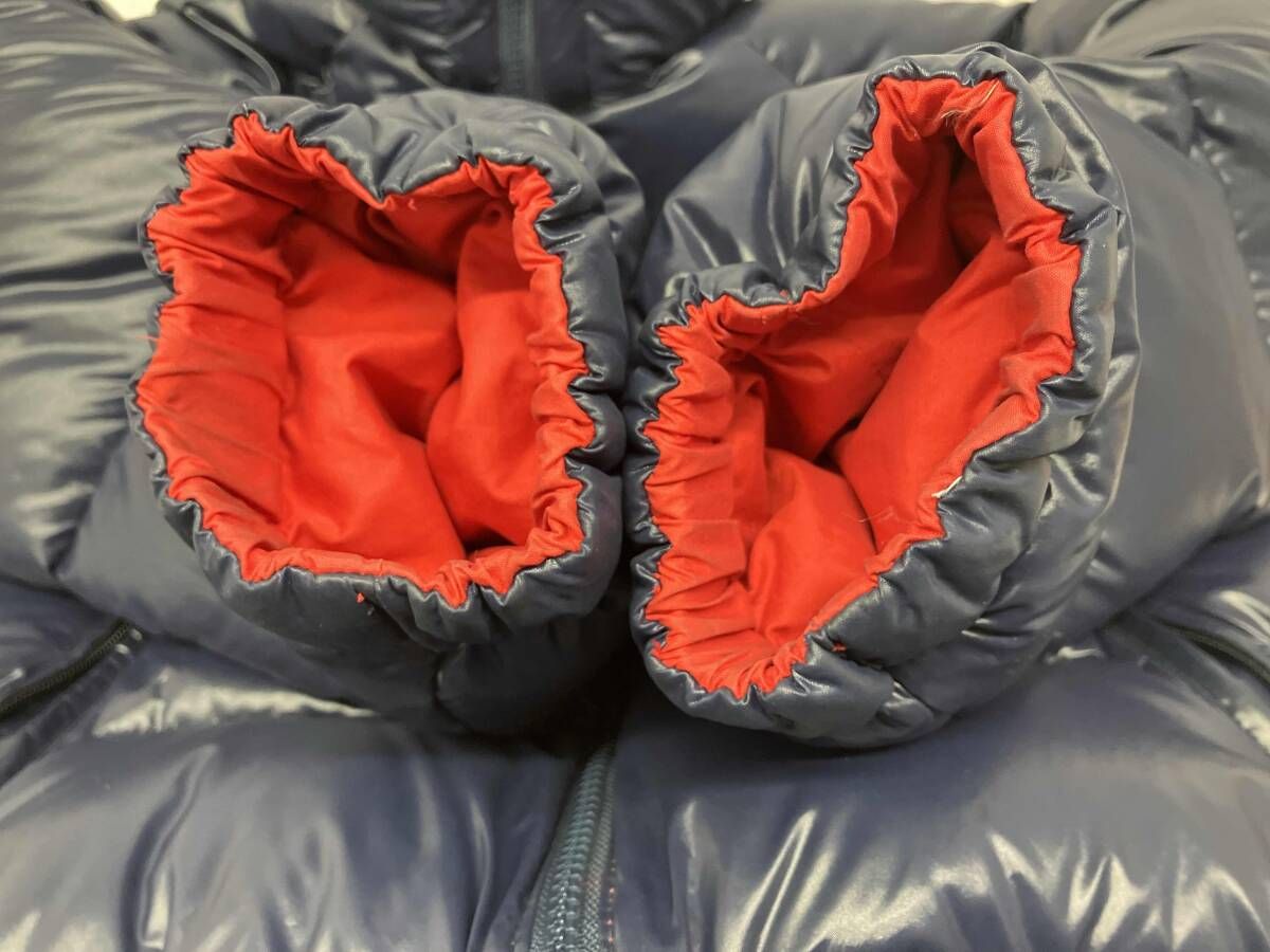 MONCLER ／ダウンジャケット／リバーシブル／レッド／ネイビー／160cm 