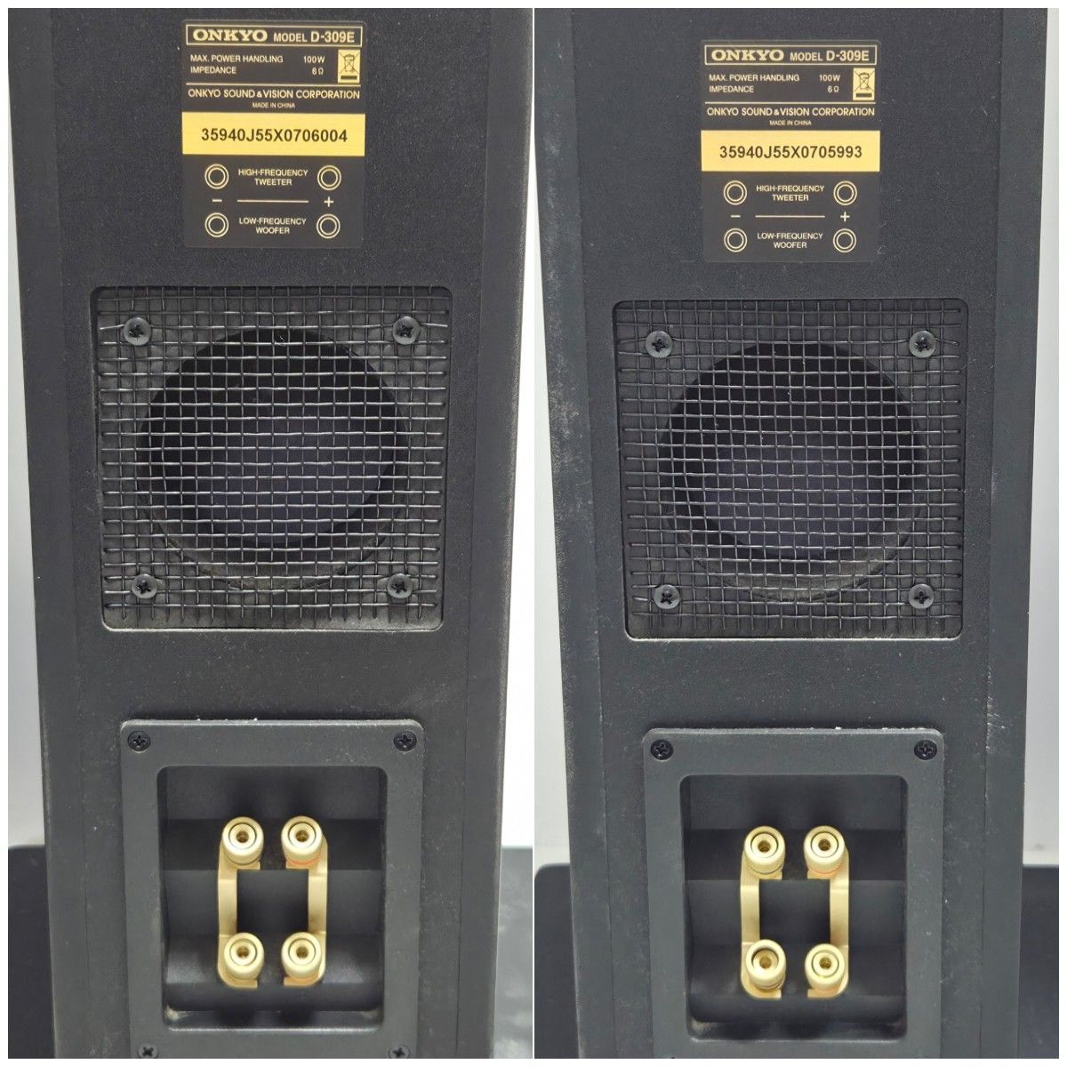 ONKYO トールボーイスピーカー D-309E ペア ⇔ 50489-3