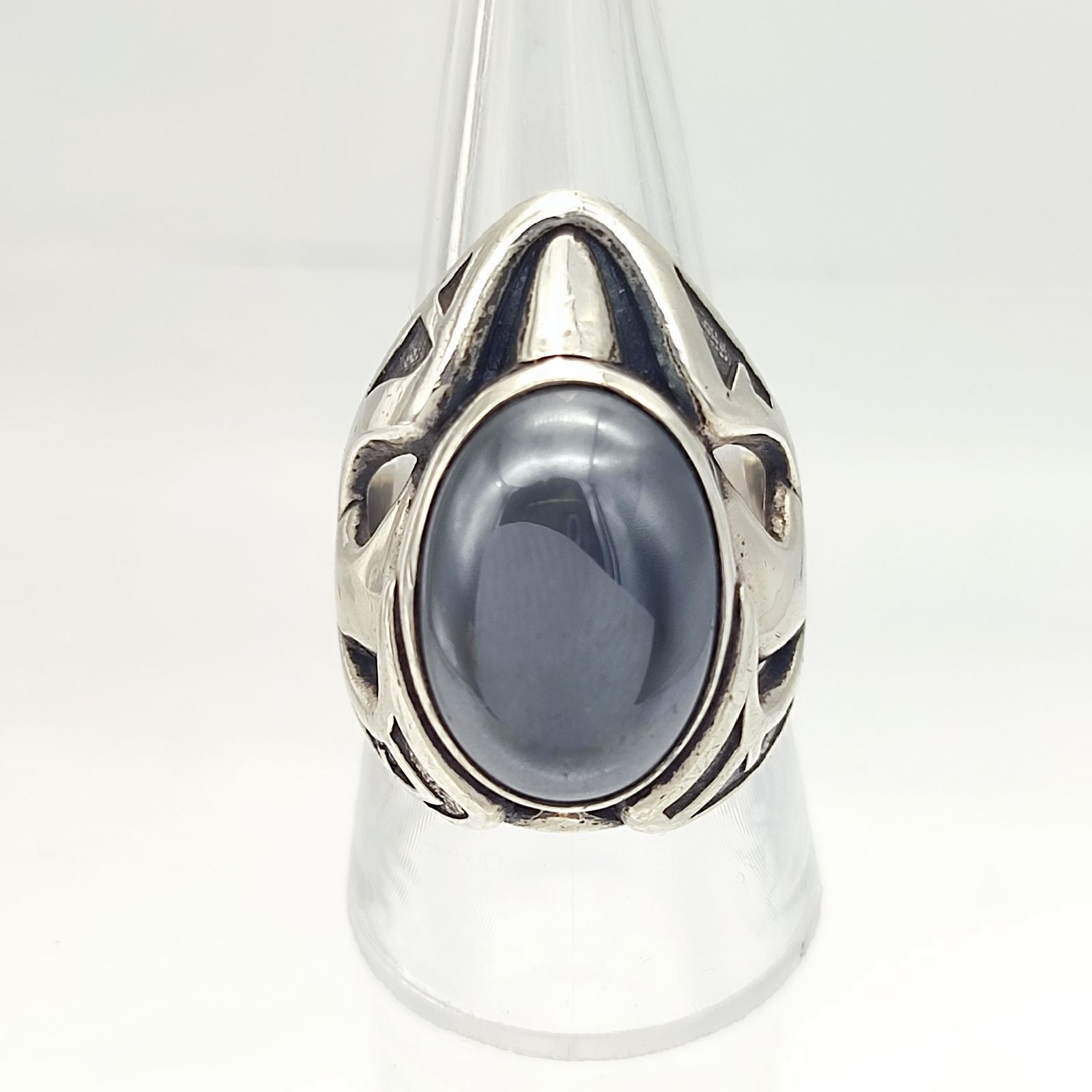 美品】M´S COLLECTION エムズコレクション ヘマタイトリング SILVER 