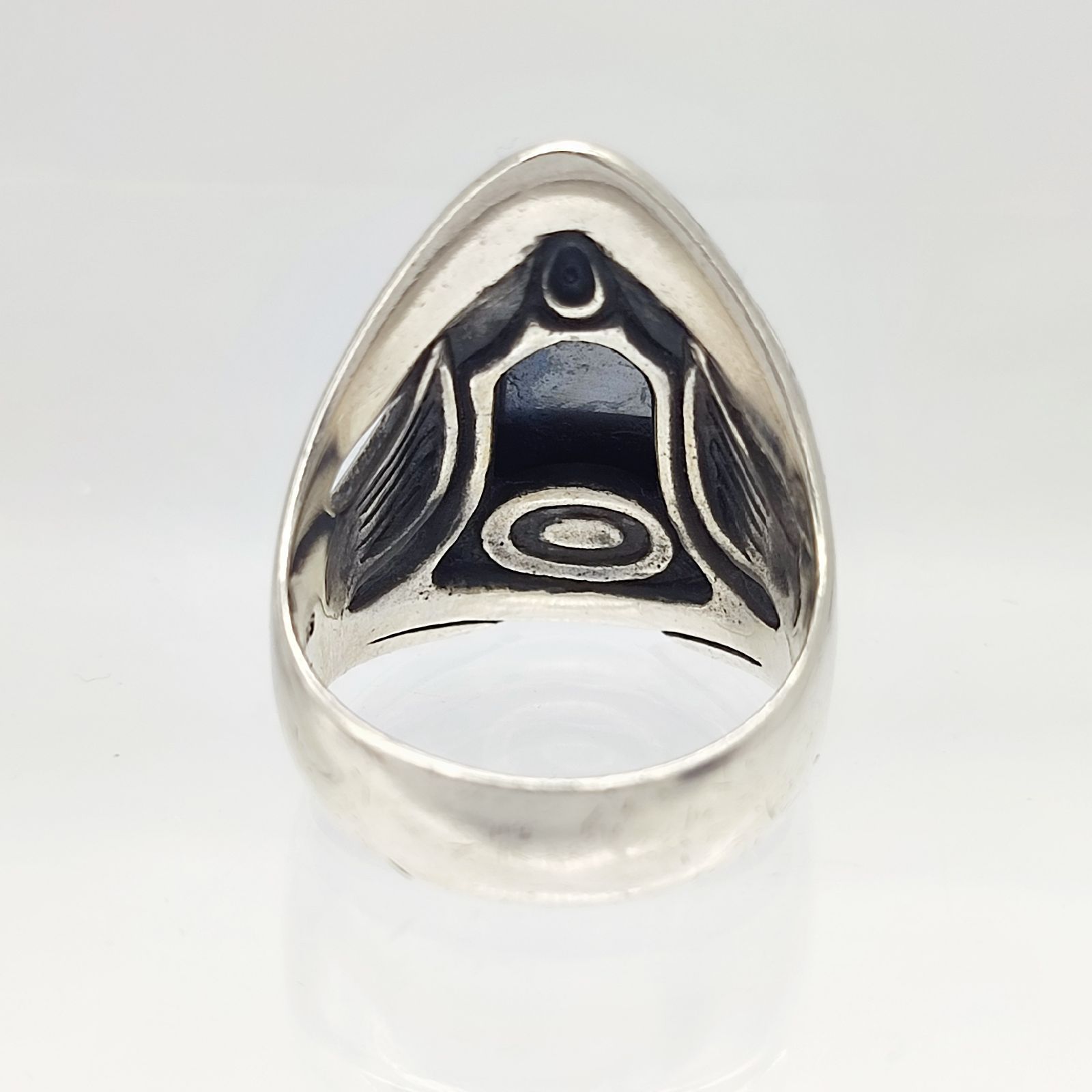 美品】M´S COLLECTION エムズコレクション ヘマタイトリング SILVER 