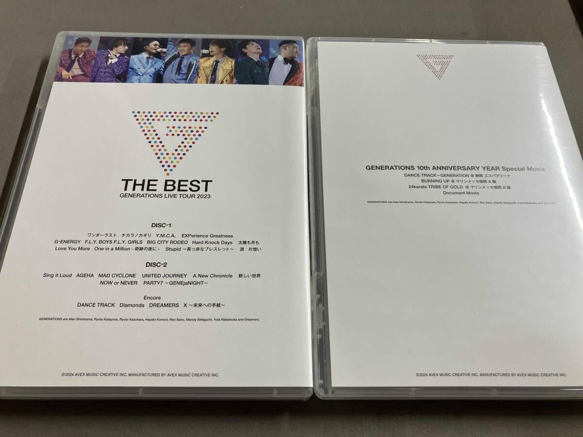 DVD GENERATIONS 10th ANNIVERSARY YEAR GENERATIONS LIVE TOUR 2023 DVD GENERATIONS 10th ANNIVERSARY YEAR GENERATIONS LIVE TOUR 2023