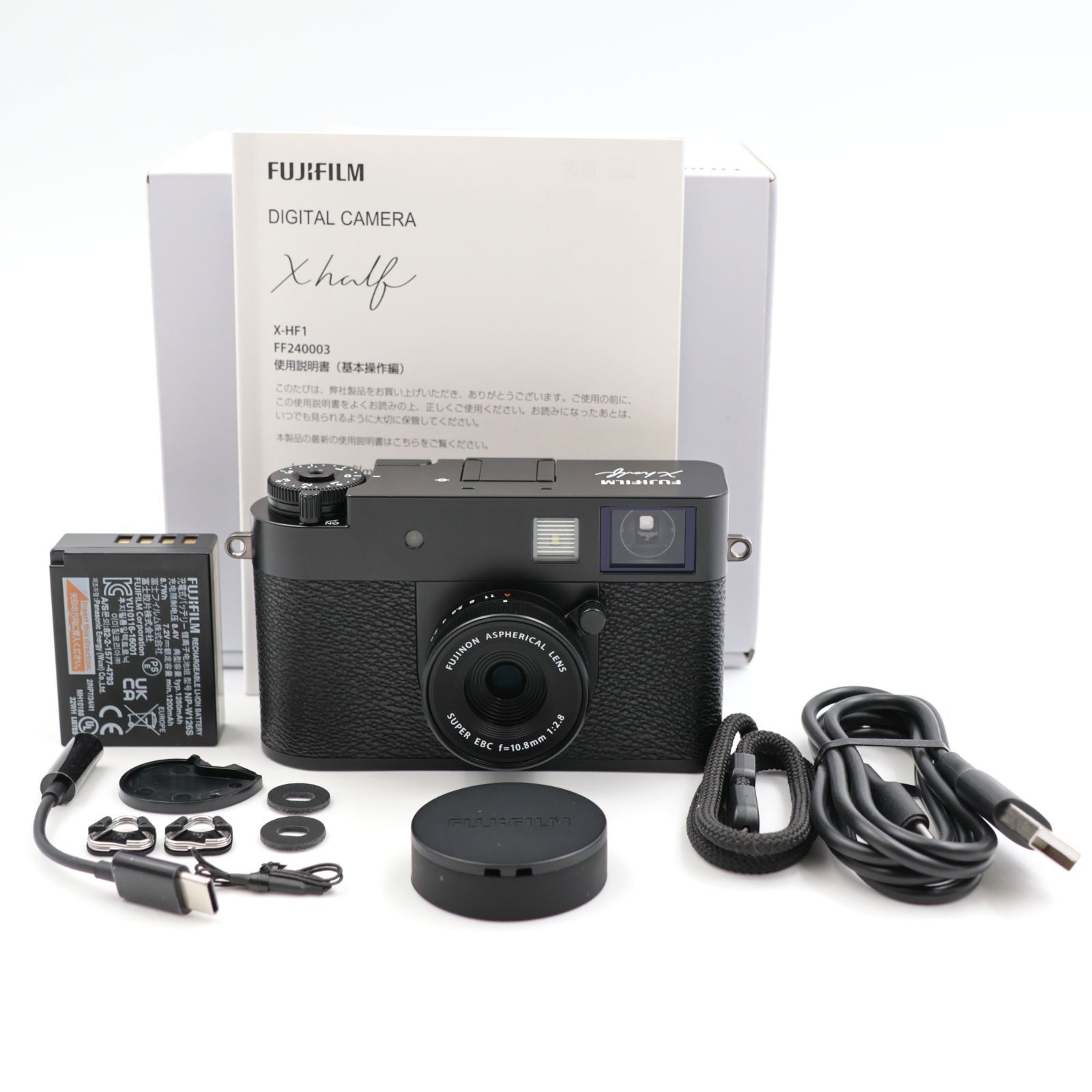 □シャッター数1000枚！良品□ FUJIFILM X half ブラック コンパクト 
