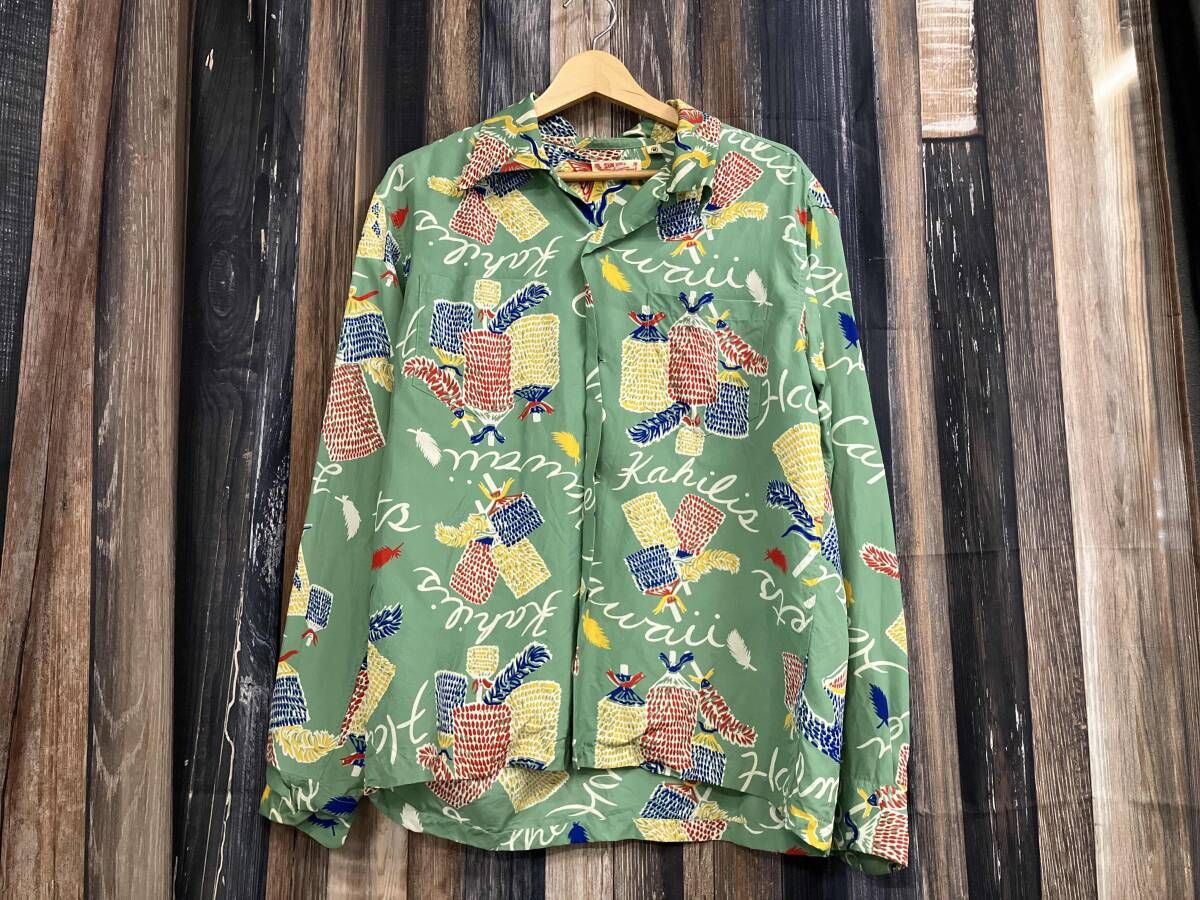SUN SURF サンサーフ レーヨン長袖シャツ アロハシャツ SS27444