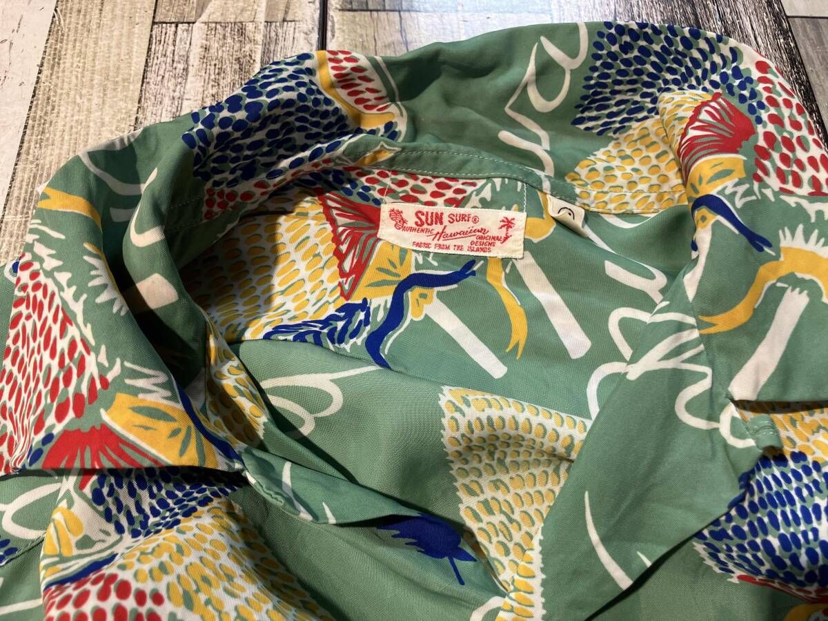 SUN SURF サンサーフ レーヨン長袖シャツ アロハシャツ SS27444