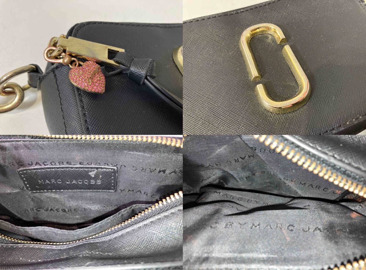 MARC JACOBSショルダーバッグ レザー ブラック ゴールド - メルカリ MARC JACOBSショルダーバッグ レザー ブラック ゴールド - メルカリ