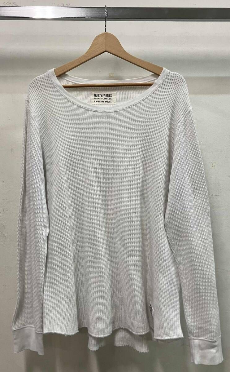 WACKO MARIA ワコマリア 長袖Tシャツ サーマル ワッフル クルーネック