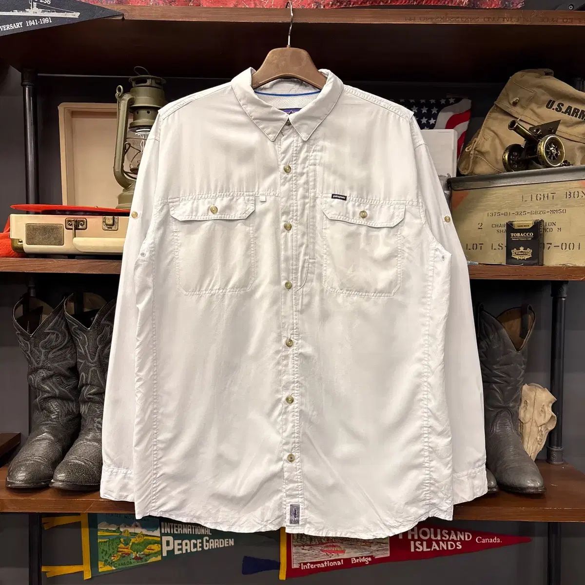 パタゴニア PFG LINE アウトドア フィッシングシャツ サン プロテクション ネック KARA N956 - メルカリ