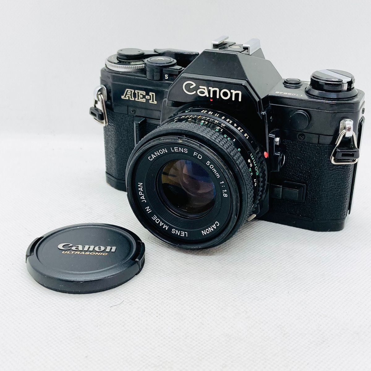分解清掃済み♪ レンズ美品♪ キヤノン Canon AE-1 一眼レフ フィルム 