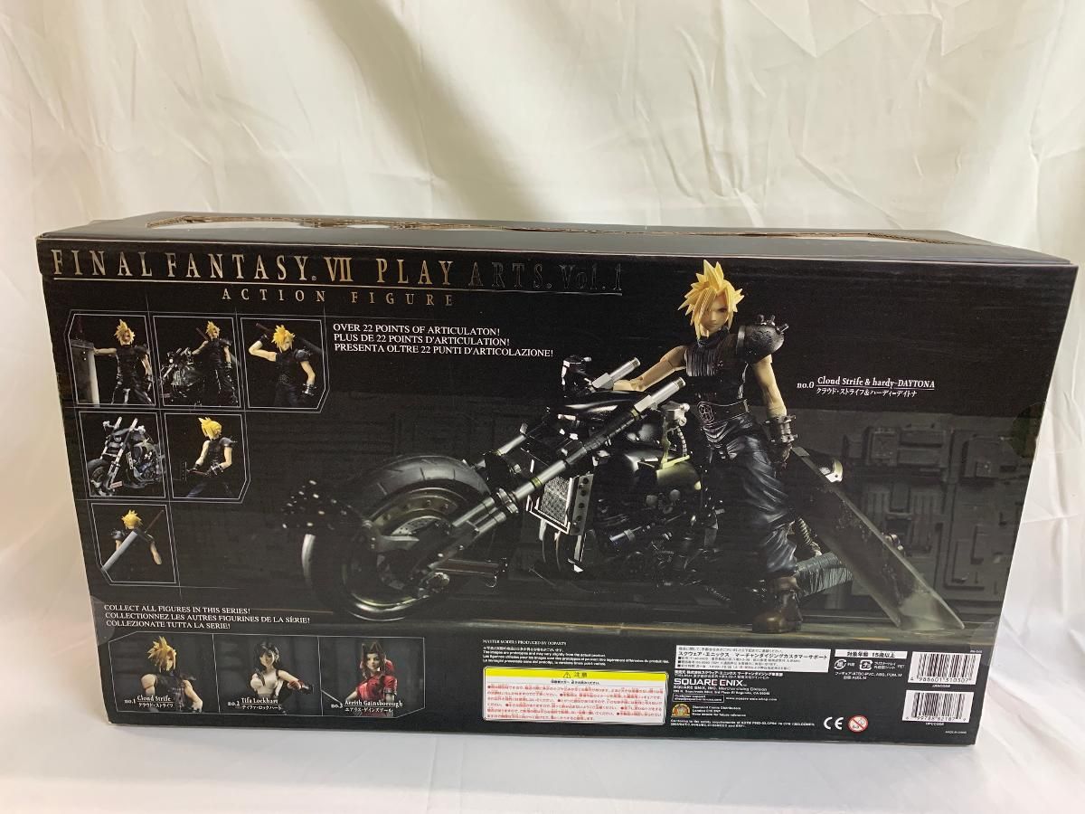 ♪【未開封】PLAY ARTS FINAL FANTASY VII クラウド ＆ ハーディ 