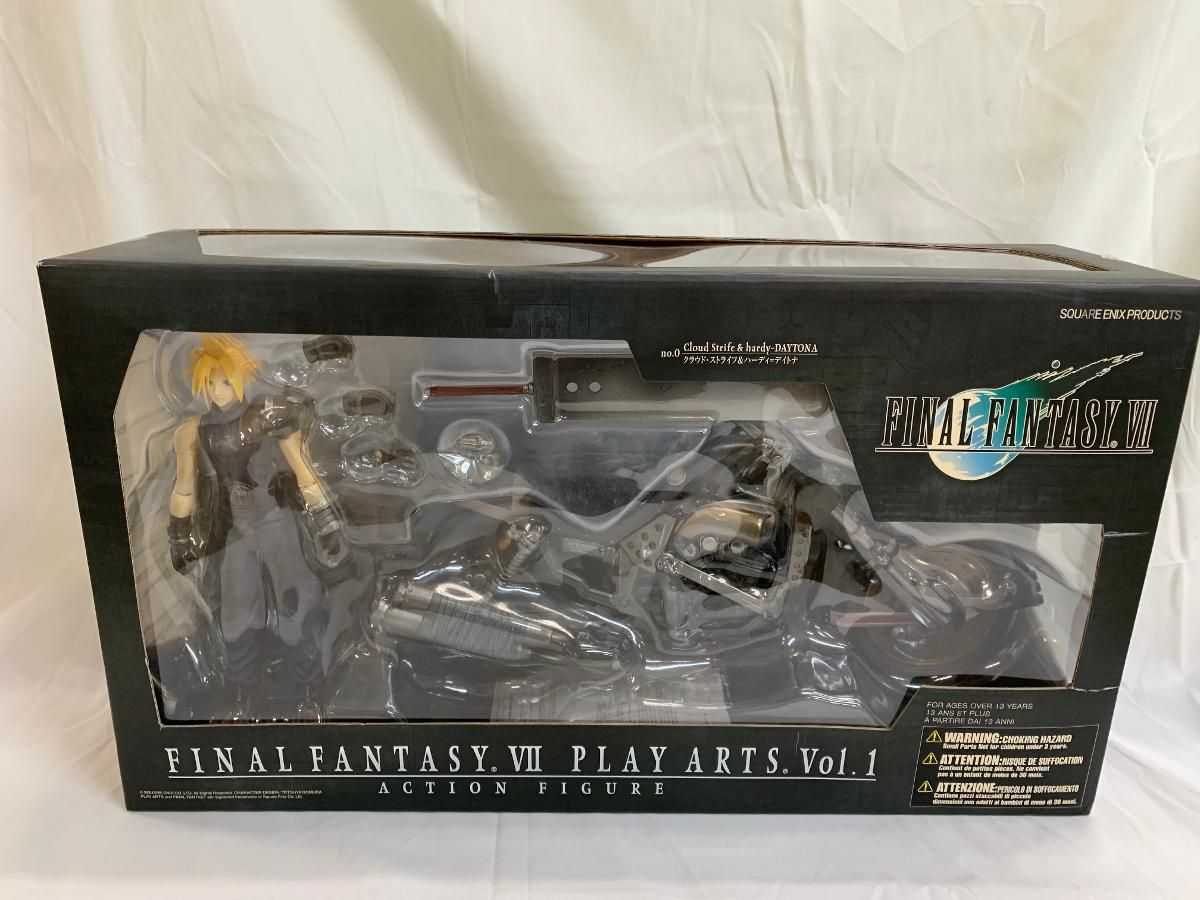 ♪【未開封】PLAY ARTS FINAL FANTASY VII クラウド ＆ ハーディ