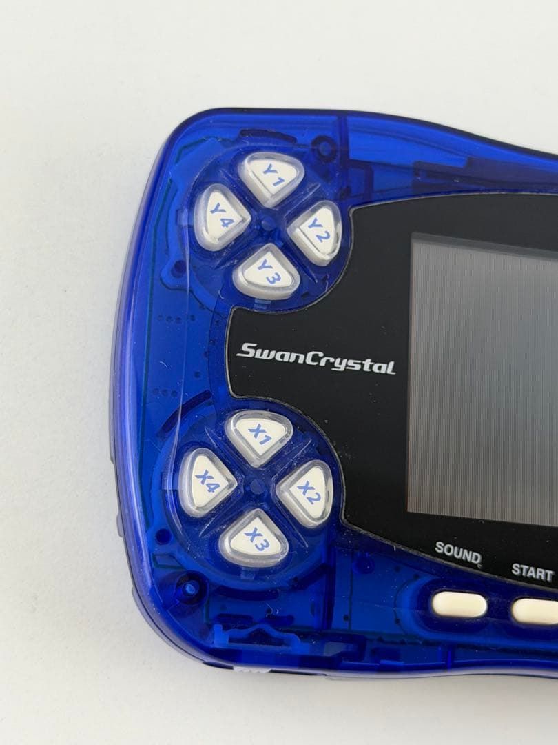 美品 ワンダースワン クリスタル SwanCrystal 本体 クリアブルー 