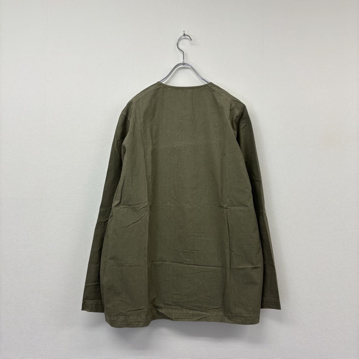 CASEY CASEY ケーシーケーシー PAPER COLLARLESS SHIRT ペーパー