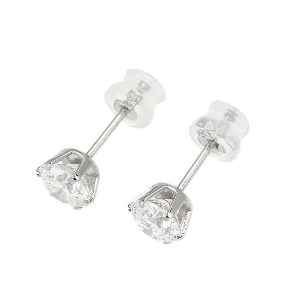 新品 Pt900 ダイヤモンド ピアス 2.063ct G/H SI2 VG/G スタッド