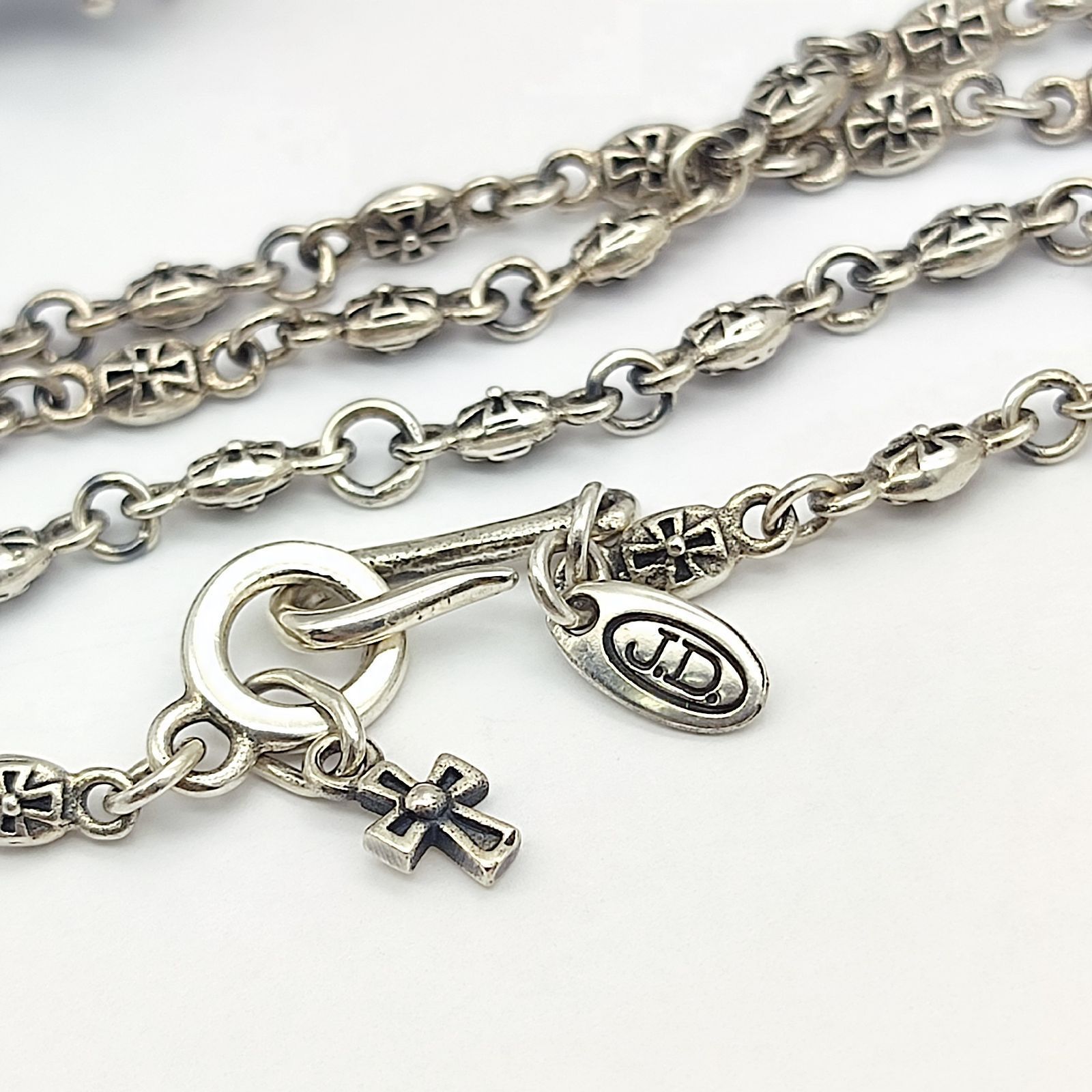 美品】Justin Davis ジャスティンデイビス クラウンクロス ネックレス 