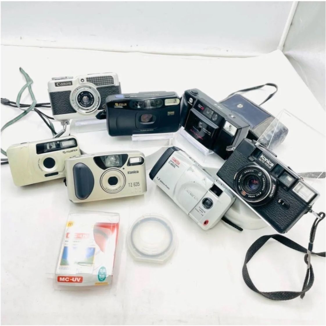 ❗️✨お宝カメラ大量セット✨❗️】Canon/Olympus/FUJIFILM/KONICA他 