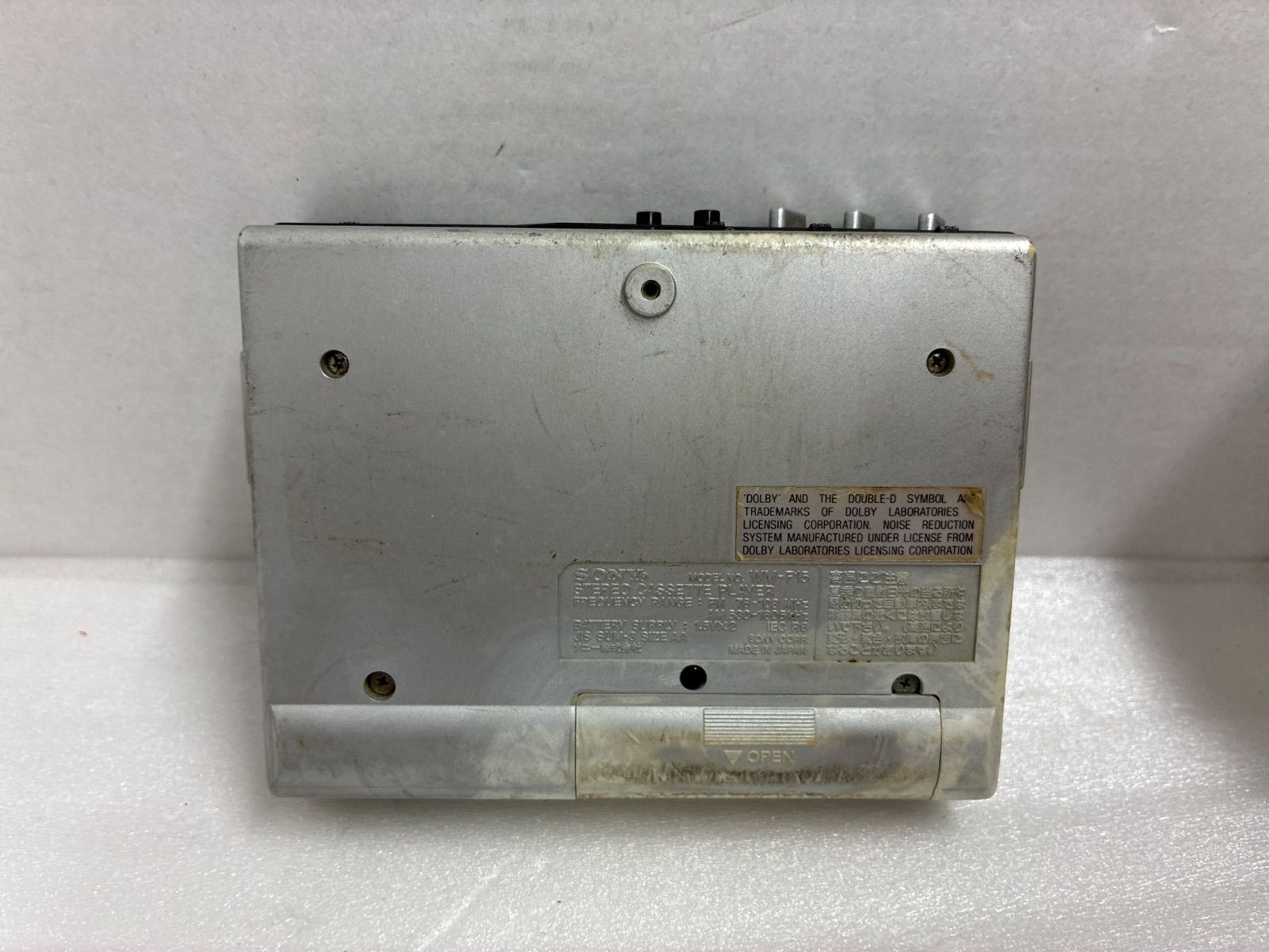 SONY カセットウォークマン WM-F15 ジャンク品 - メルカリ