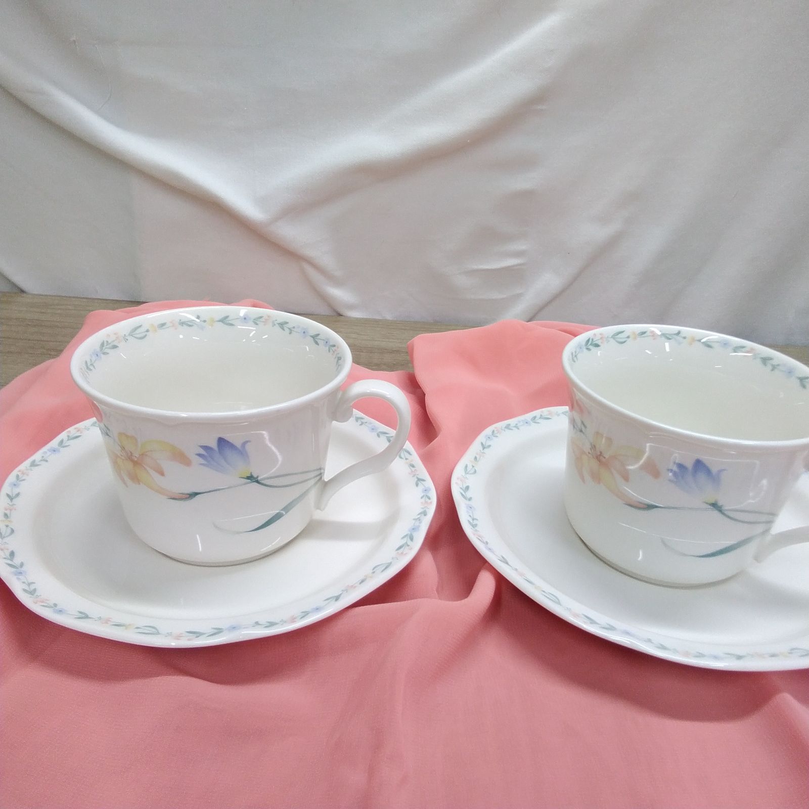 Noritake カップ&ソーサー 大皿 Noritake ノリタケ カップ＆ソーサー 6客セット Ivory China