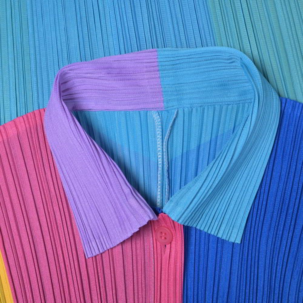 PLEATS PLEASE マルチカラートップス 襟付きシャツ 3サイズ PLEATS 
