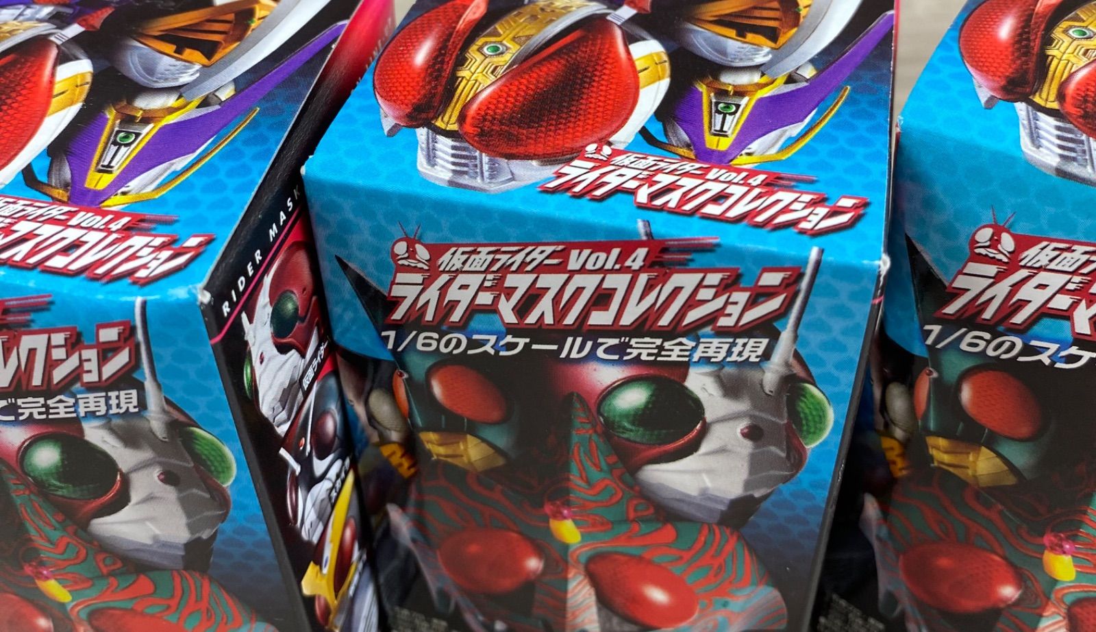 バンダイ 仮面ライダー マスクコレクション Vol.4 1/6スケール 3個 