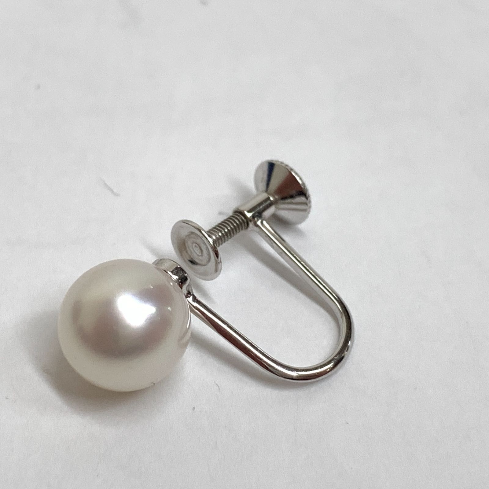 f001 L MIKIMOTO ミキモト アクセサリー パールイヤリング K18刻印 18