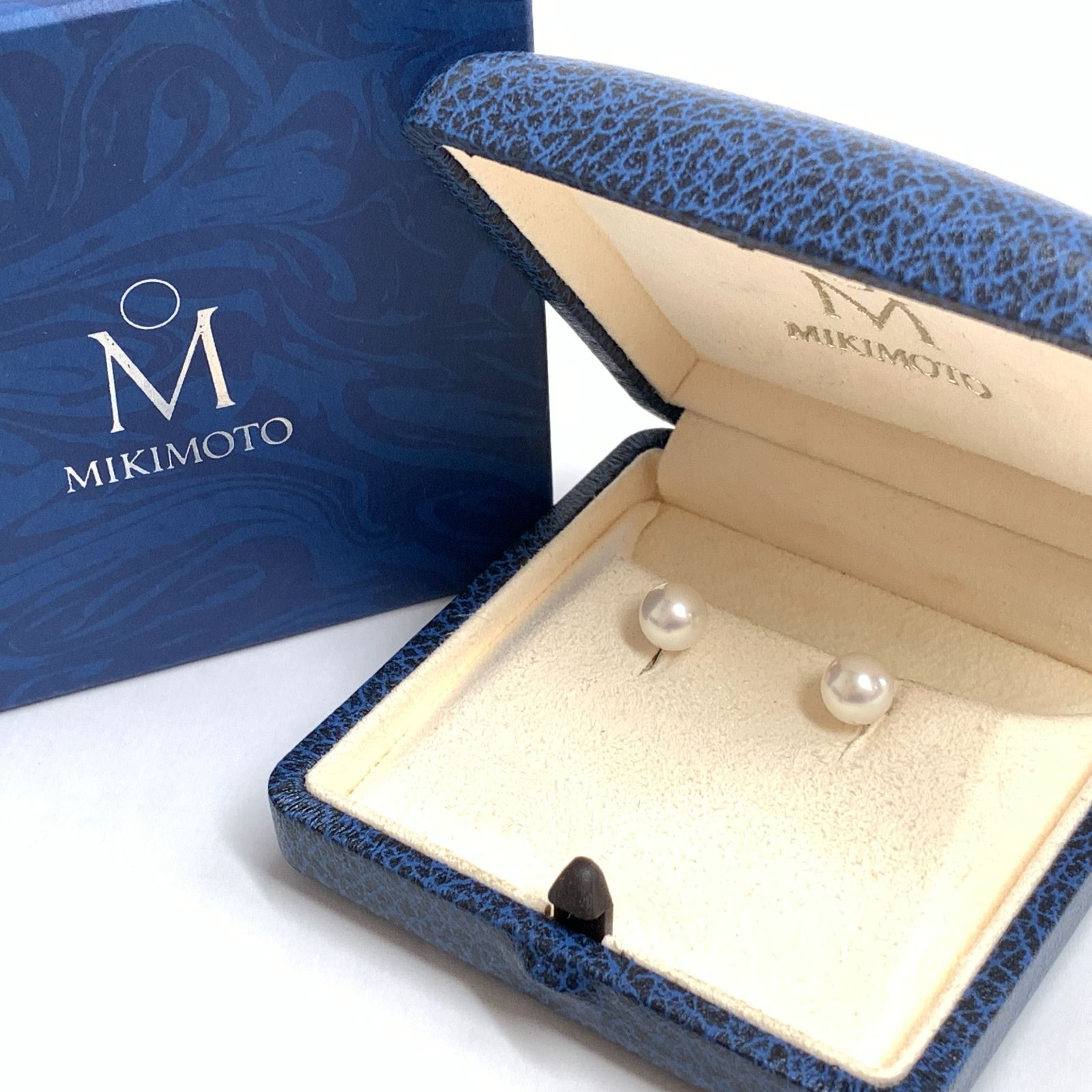 f001 L MIKIMOTO ミキモト アクセサリー パールイヤリング K18刻印 18 