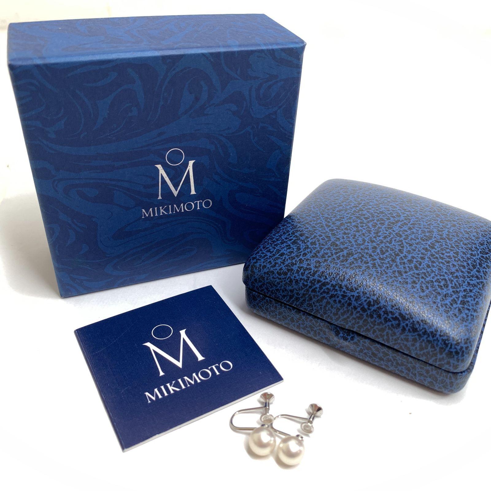 f001 L MIKIMOTO ミキモト アクセサリー パールイヤリング K18刻印 18 