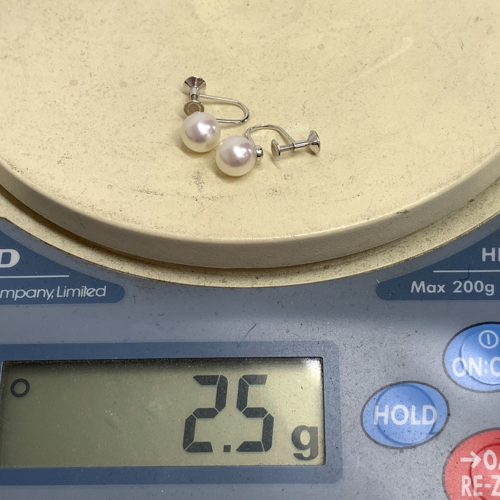 f001 L MIKIMOTO ミキモト アクセサリー パールイヤリング K18刻印 18 
