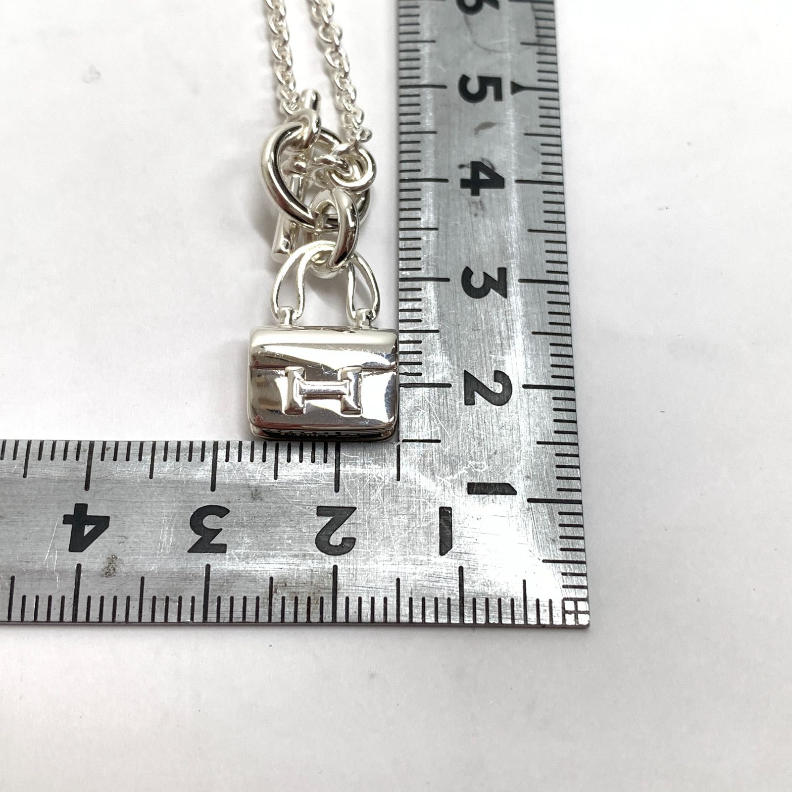 f001 L 5. 未使用新品 エルメス ネックレス アミュレットコンスタンス 
