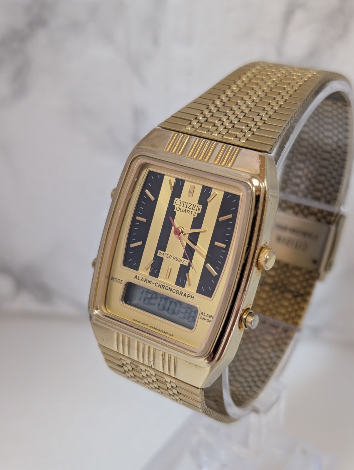 citizen C480シリーズ デジアナ 稼働品 電池交換済み - メルカリ