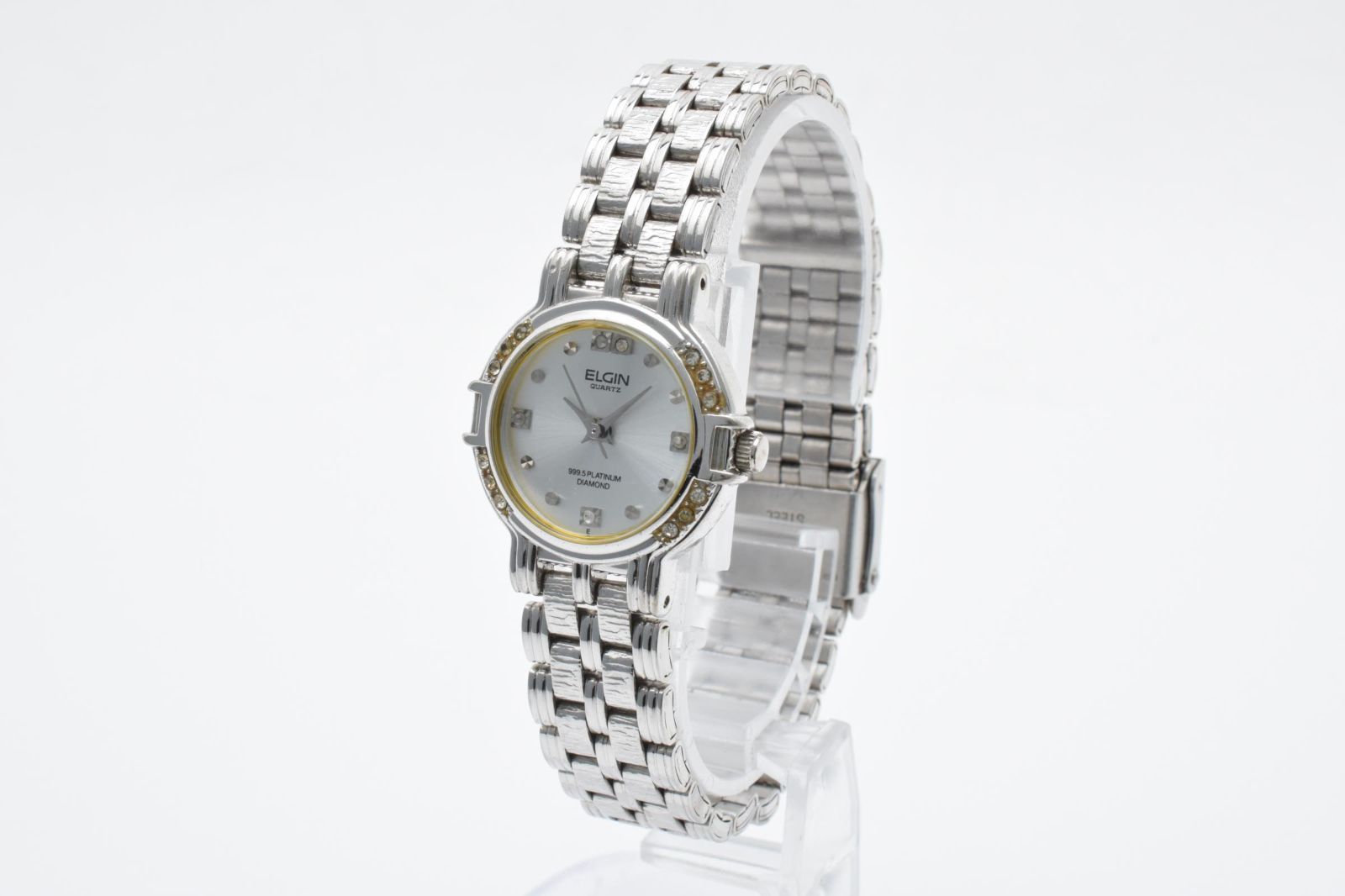 エルジン ELGIN 腕時計 FK-1058-E プラチナ 999.5 PLATINUM ダイヤ 1P 