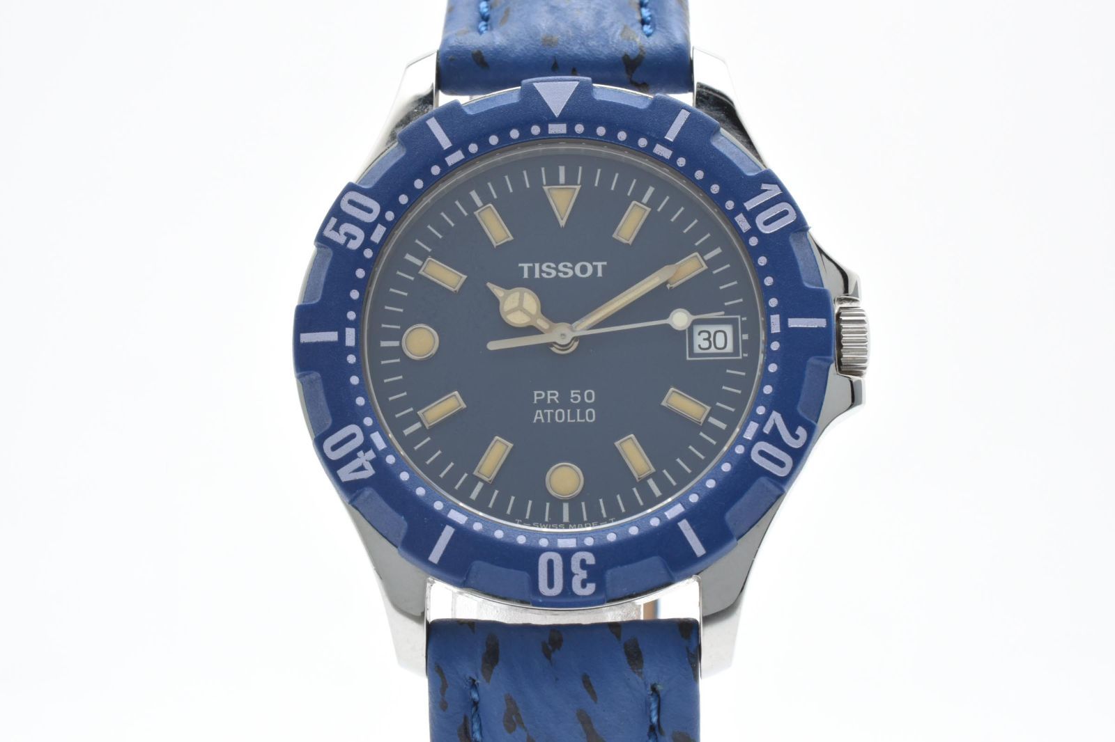 ティソ TISSOT 腕時計 J185/285K PR50 ATOLLO メンズ クォーツ ブルー