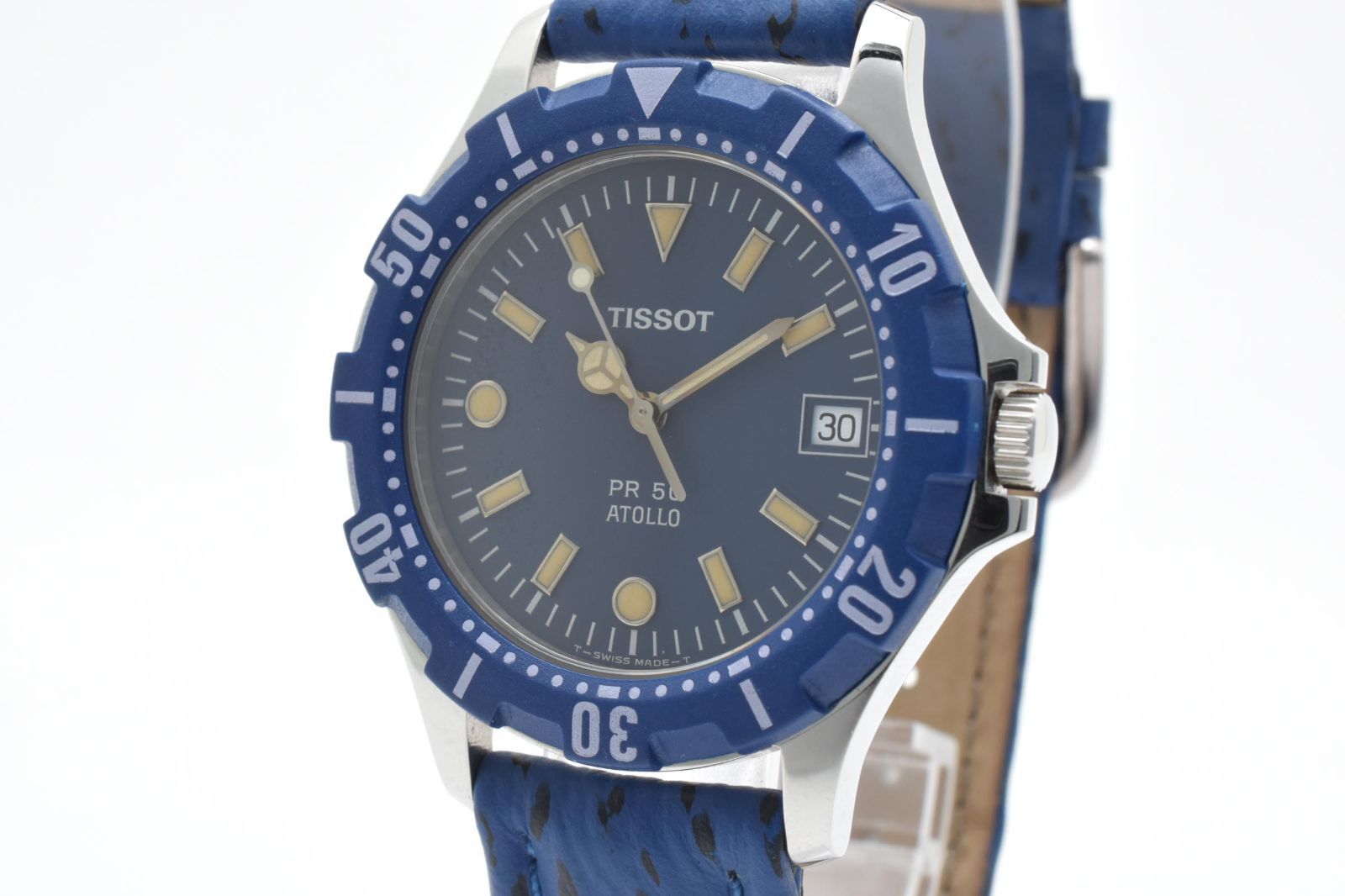 ティソ TISSOT 腕時計 J185/285K PR50 ATOLLO メンズ クォーツ ブルー