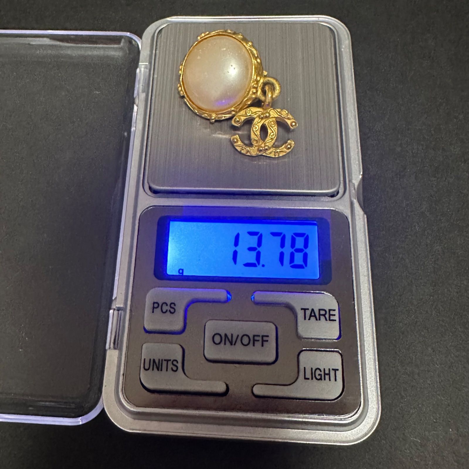 シャネル CHANEL イヤリング ココマーク ヴィンテージ 96A GP フェイク 