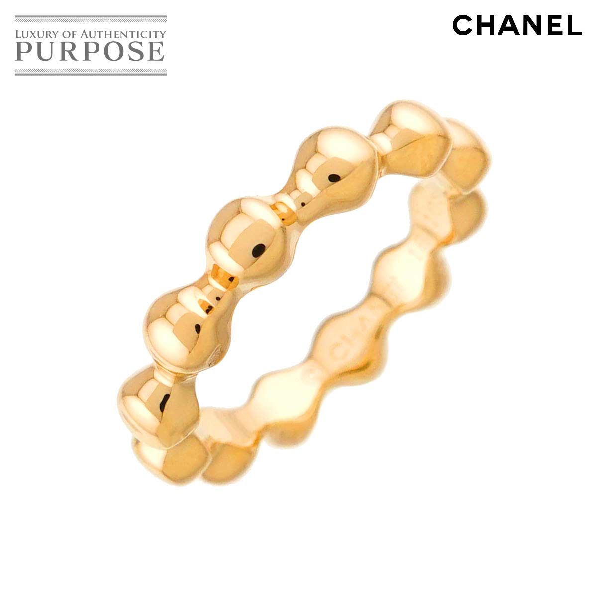 シャネル ロゴ リング 11号 シャネル CHANEL 11号 リング K18 YG 