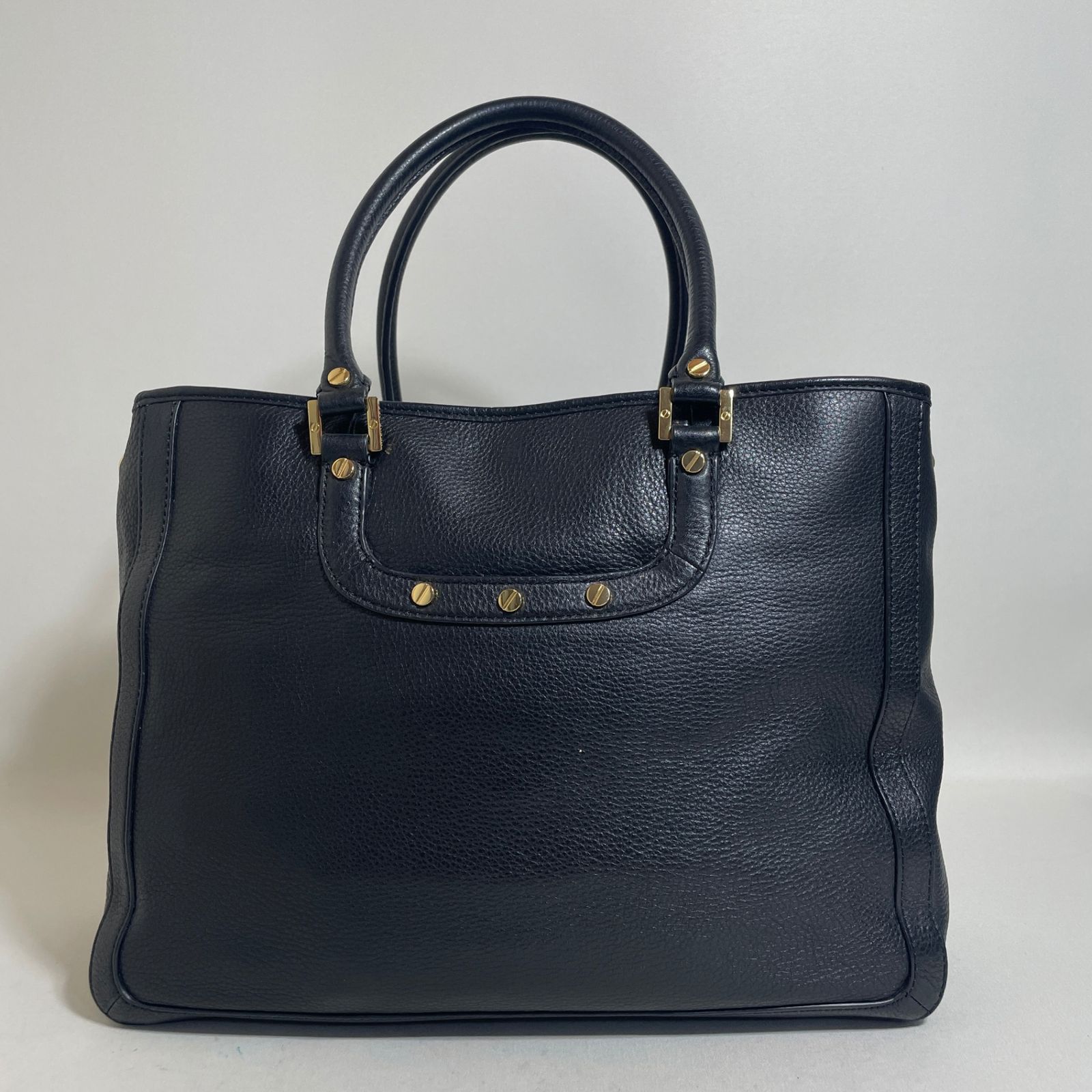 2603-253｜美品｜トリーバーチ トートバッグ レザー ブラック - メルカリ
