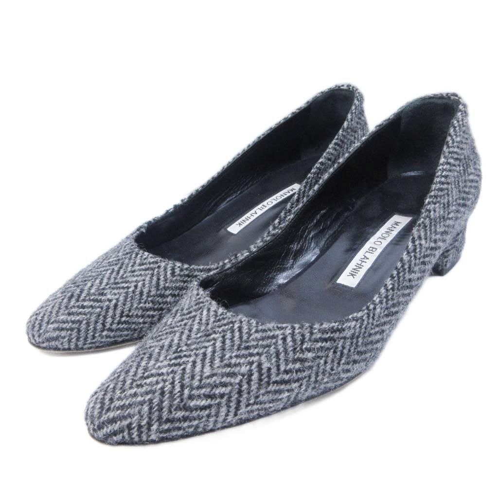 マノロブラニク MANOLO BLAHNIK パンプス ヘリンボーン ヒール マノロブラニク MANOLO BLAHNIK パンプス ヘリンボーン ヒール
