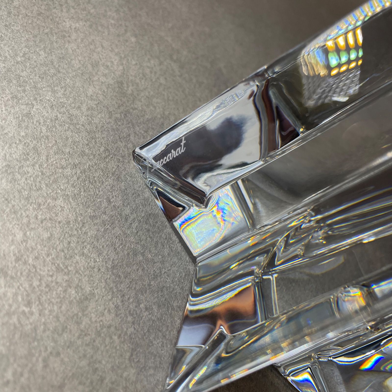  バカラ クリスタルオブジェ トロフィー ブロック シューティングスター 流れ星 2106020 日本未発売 インテリア オブジェ 置物 ジュエリーボックス 置物 インテリア小物