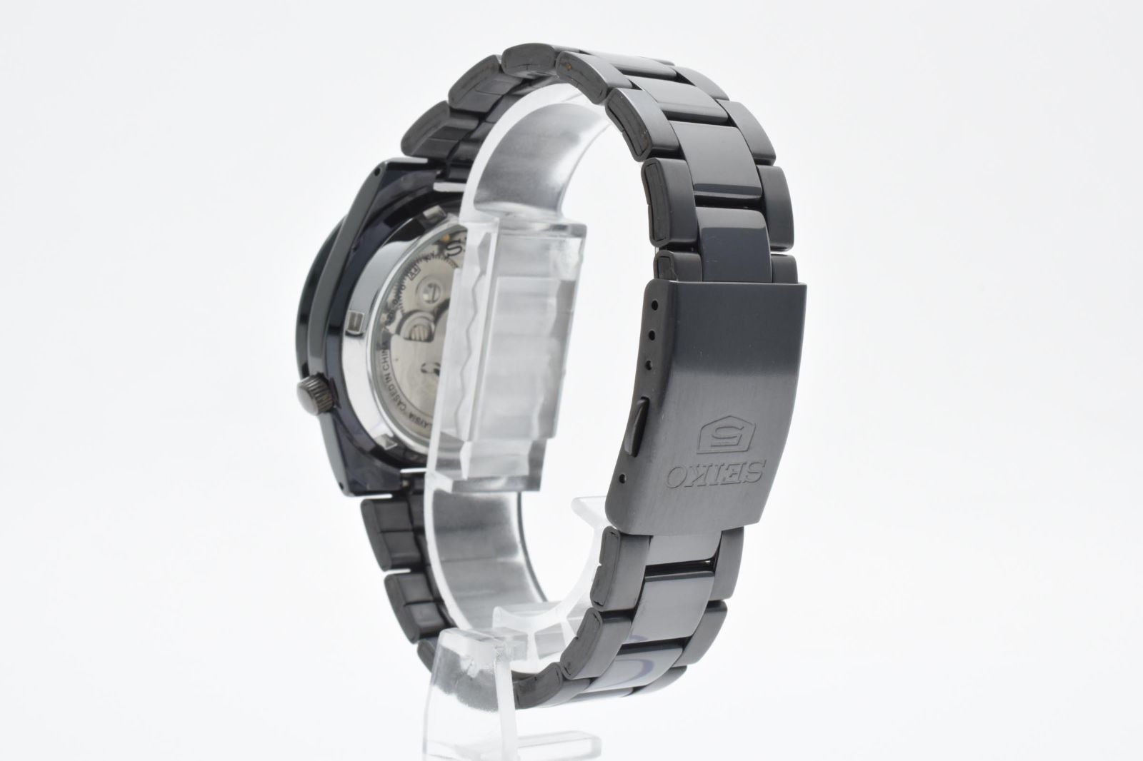 セイコー SEIKO 5 腕時計 7S26-02T0 オートマチック 21石 ブラック