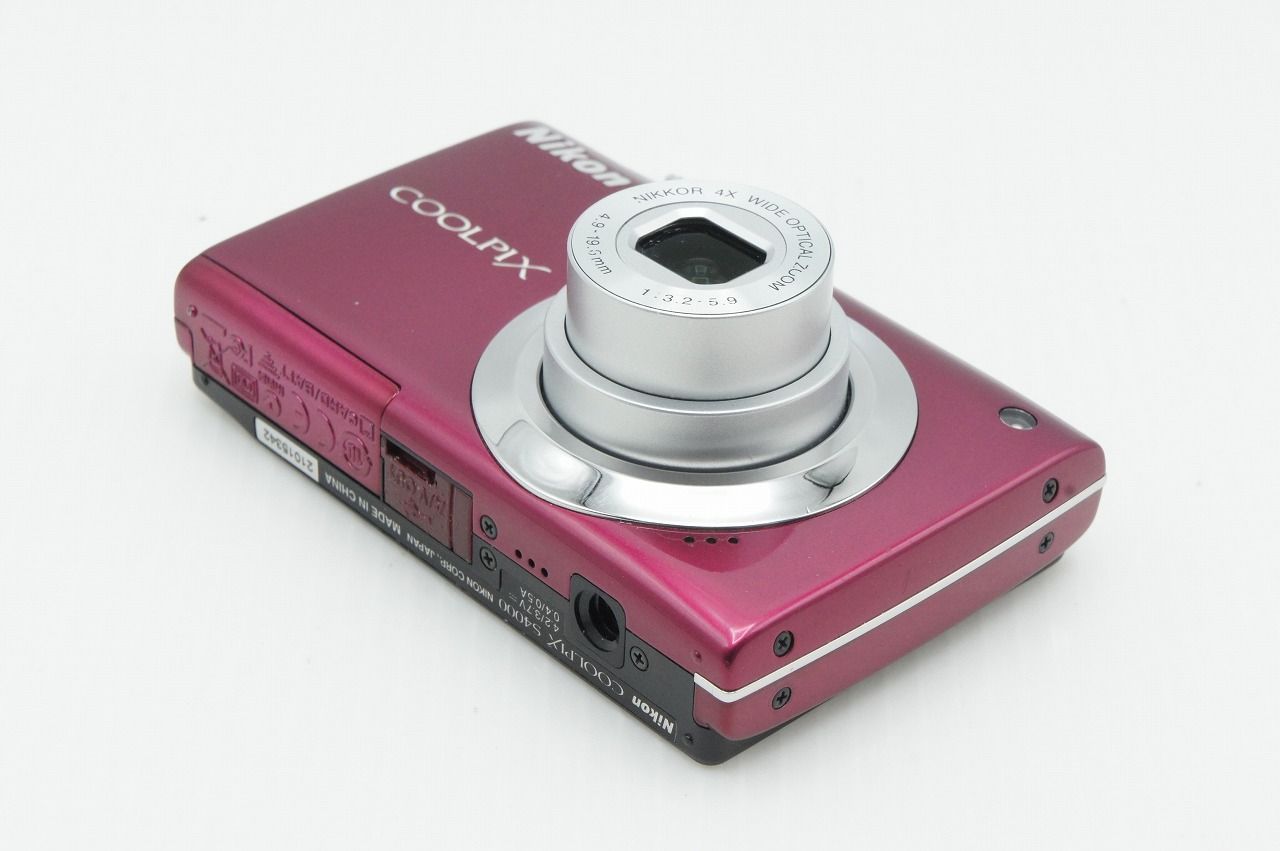良品 Nikon ニコン COOLPIX S4000 コンパクトデジタルカメラ ルビー
