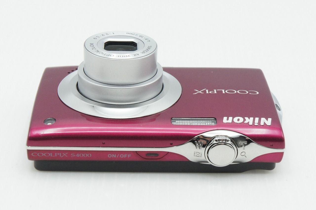良品 Nikon ニコン COOLPIX S4000 コンパクトデジタルカメラ ルビー