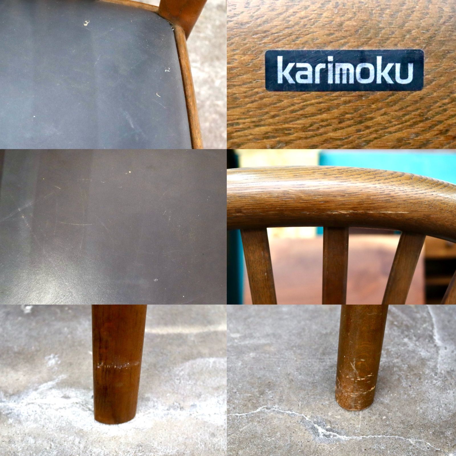 GMIH493A○karimoku / カリモク アームチェア ダイニングチェア 椅子 