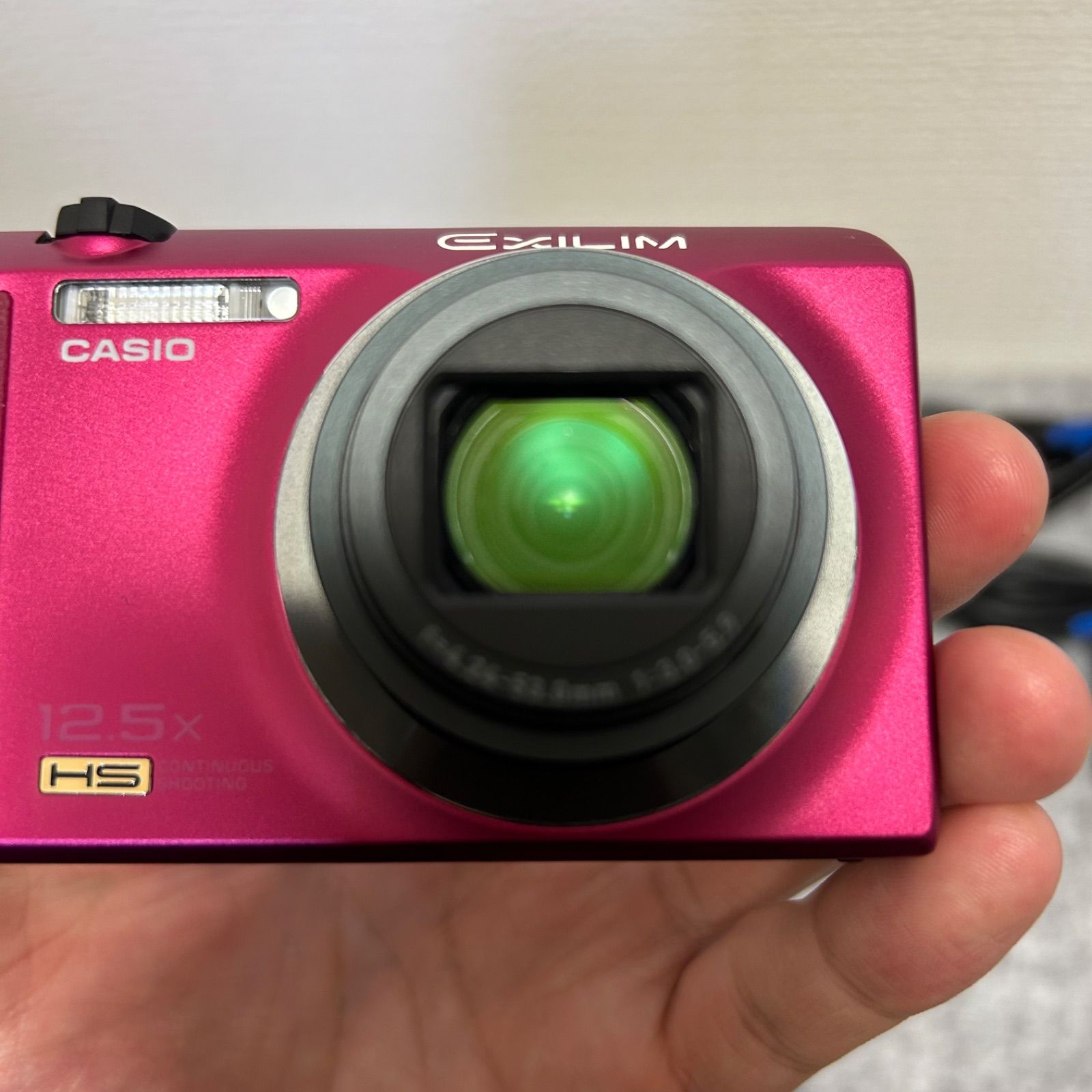 CASIO EXILIM EX-ZR200 ワインレッド デジカメ コンデジ デジタル 