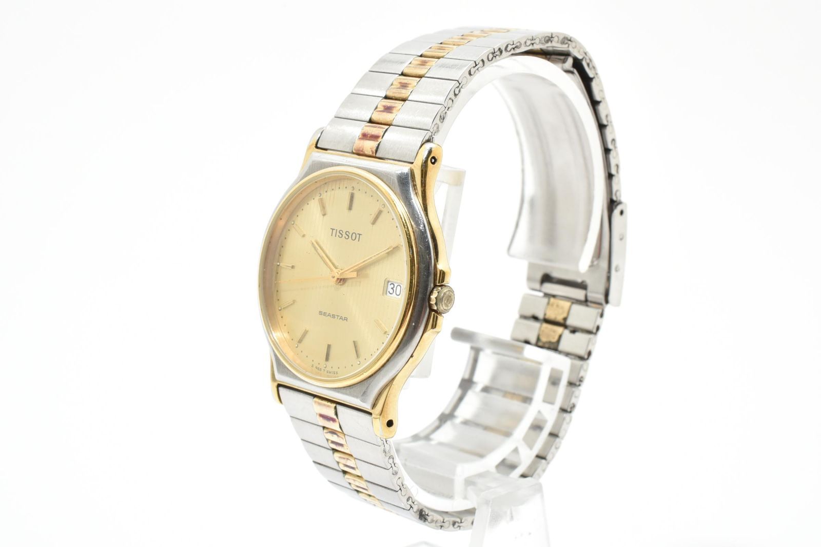 ティソ TISSOT 腕時計 SEASTAR シースター メンズ クォーツ ゴールド