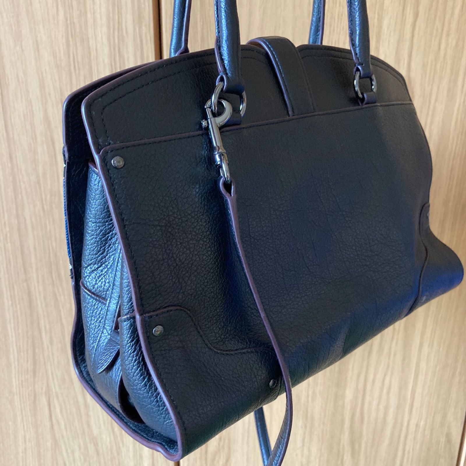 コーチ COACH パッチワーク レザー ショルダーバッグ サッチェル30 