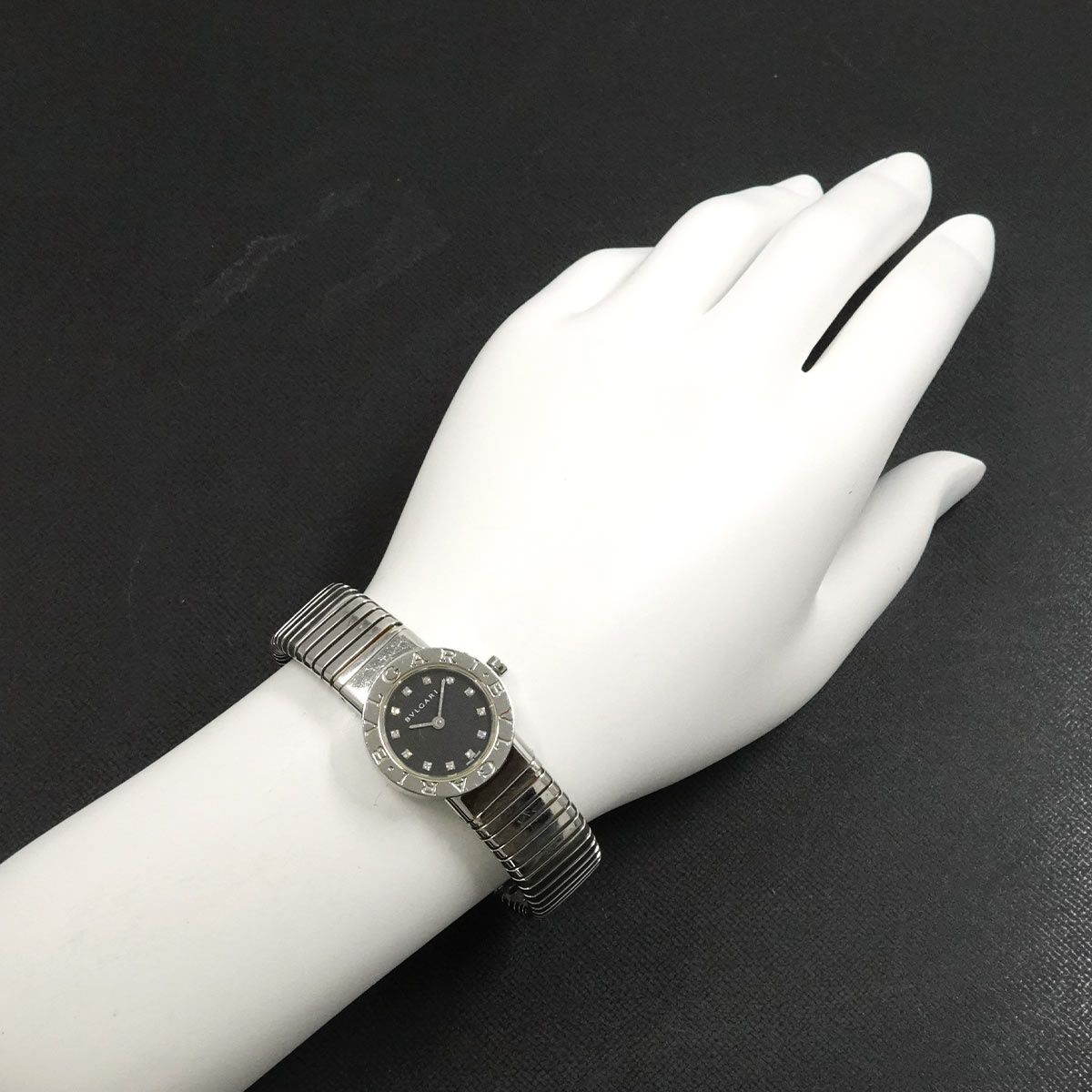 腕時計(アナログ) 美品☆ ブルガリ トゥボガス クオーツ 腕時計 BB232TS
