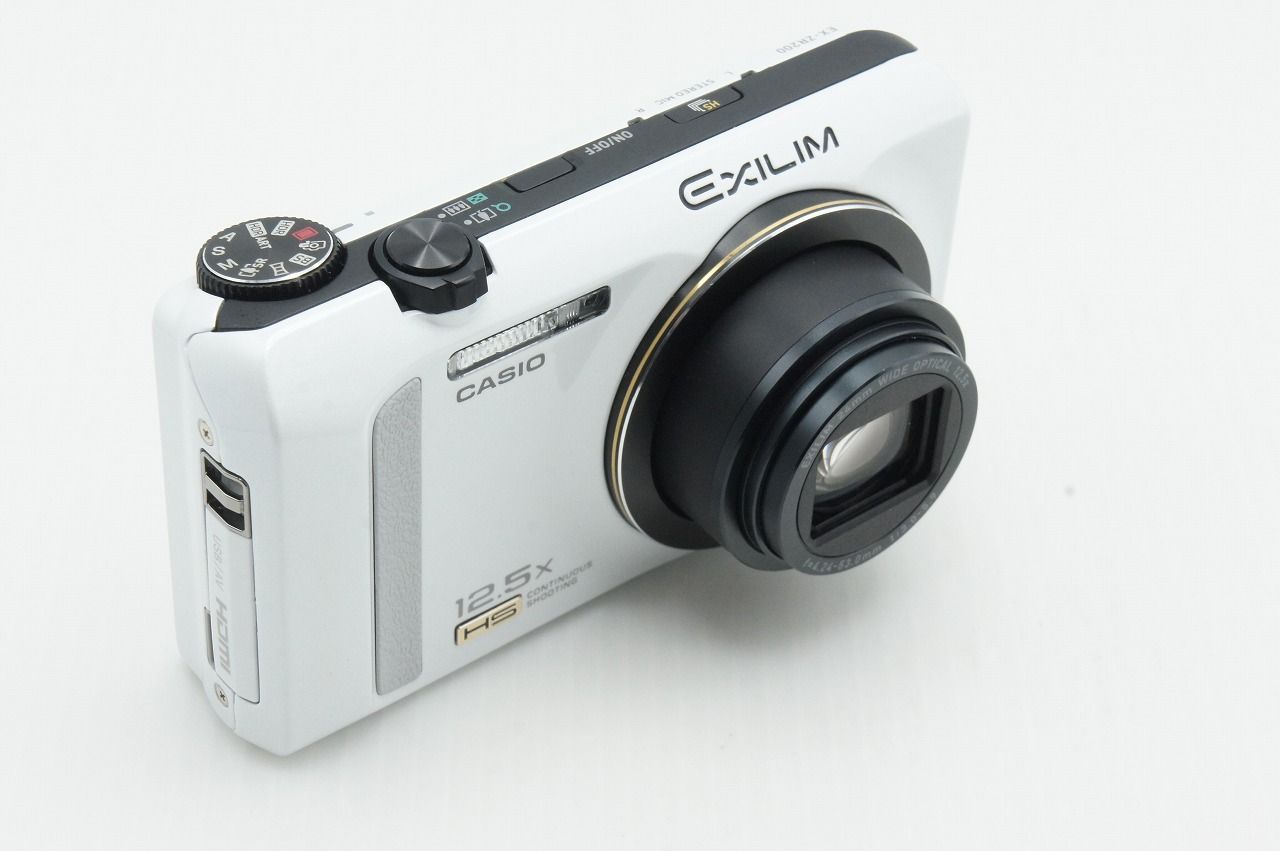 未使用品」CASIO EXILIM デジタルカメラ 1200万画素 ホワイト フリー 
