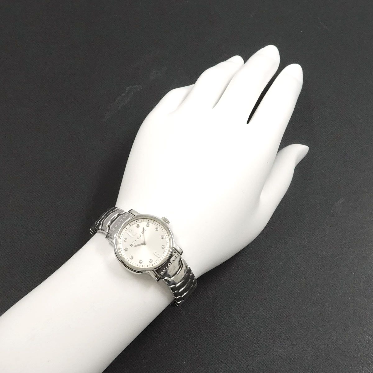 ブルガリ BVLGARI ソロテンポ ST29S 10P ダイヤ レディース 腕時計