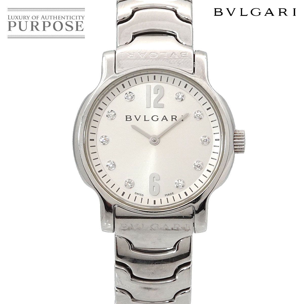 ブルガリ BVLGARI ソロテンポ ST29S 10P ダイヤ レディース ブルガリ BVLGARI ソロテンポ ST29S 10P ダイヤ レディース