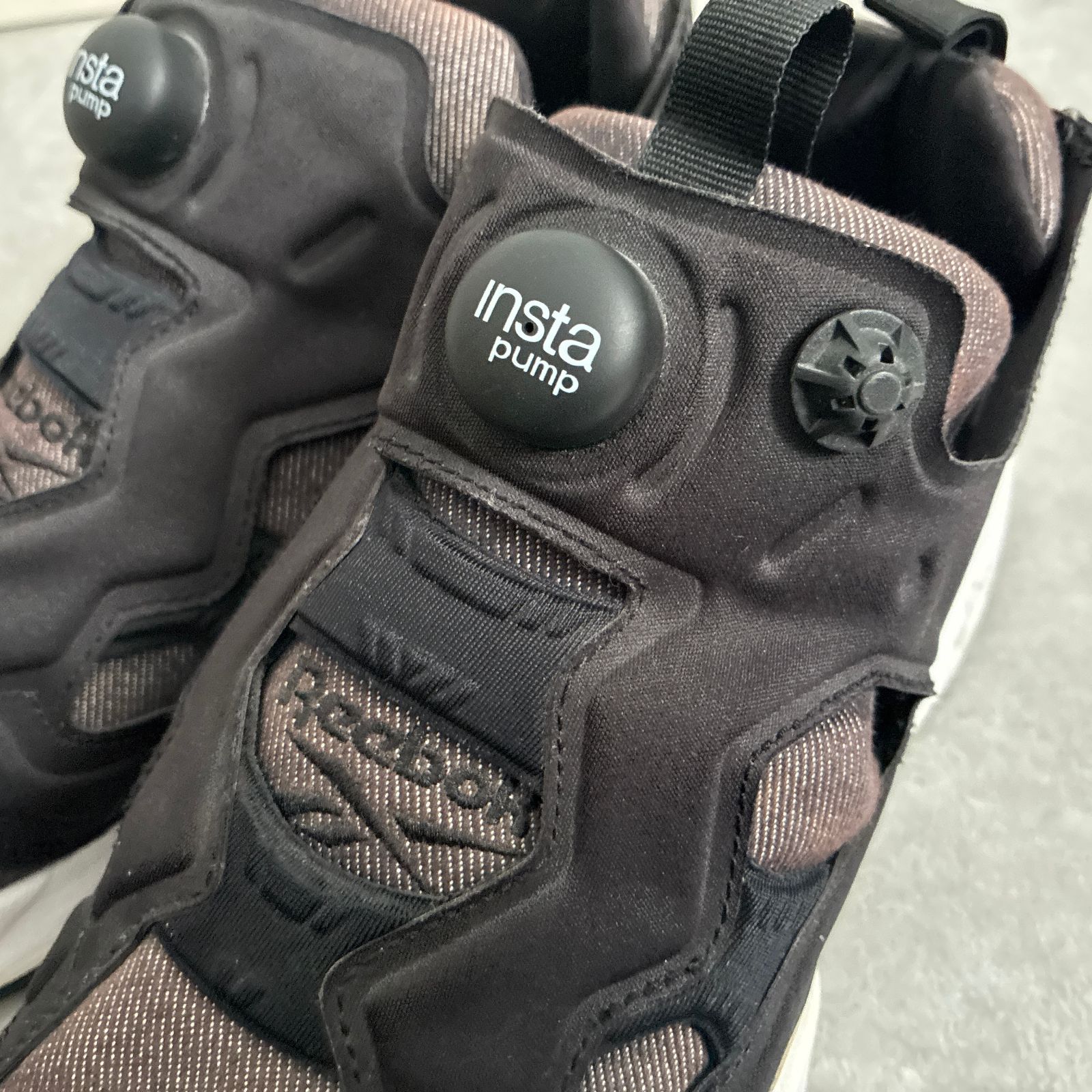 美品 Reebok INSTAPUMP FURY Denim ABC-MART限定 スニーカー シューズ 