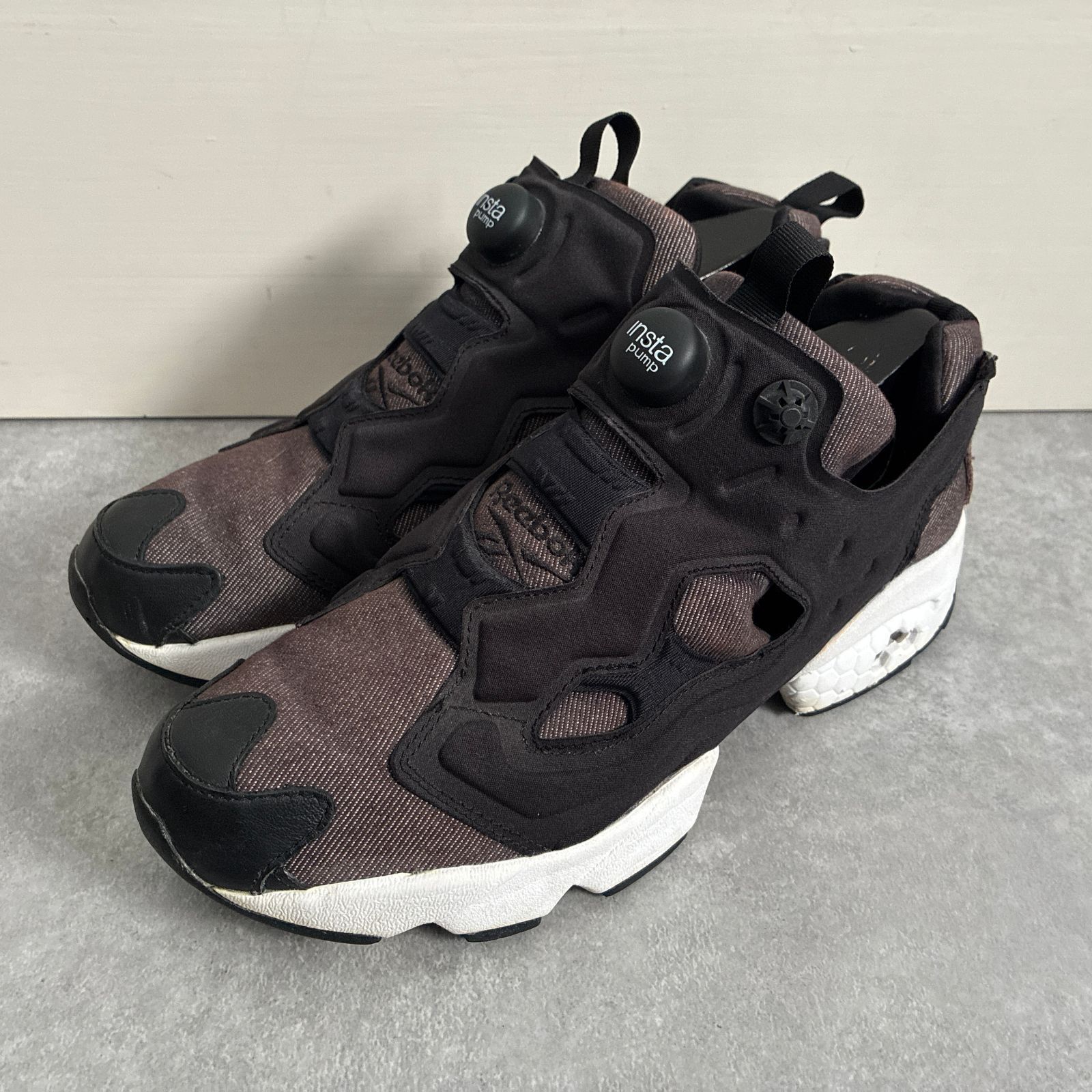 美品 Reebok INSTAPUMP FURY Denim ABC-MART限定 スニーカー シューズ 